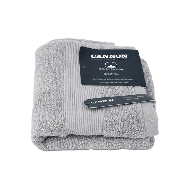 CANNON SP.NK BATH TOWEL COT PLAIN COMBED YARN 600GSM LILA