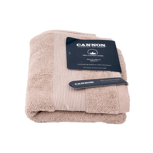 CANNON SP.NK BATH TOWEL COT PLAIN COMBED YARN 600GSM MUSH