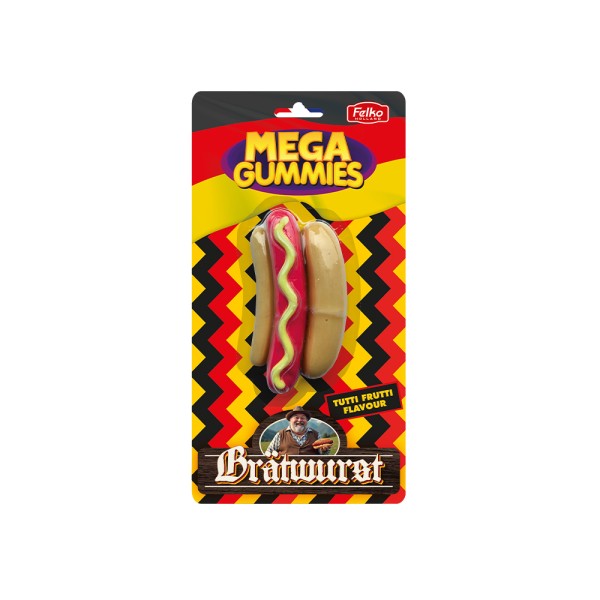 FELKO MEGA GUMMIES SAUSAGE TUTTI FRUTTI FLAVOUR