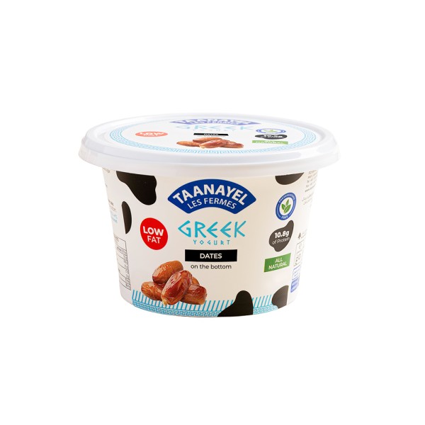 TAANAYEL LES FERMES GREEK YOGURT DATES LOW IN FAT 