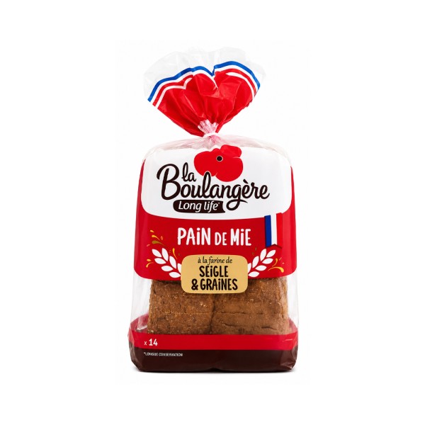 LA BOULANGERE PAIN DE MIE SEIGLE GRAINES