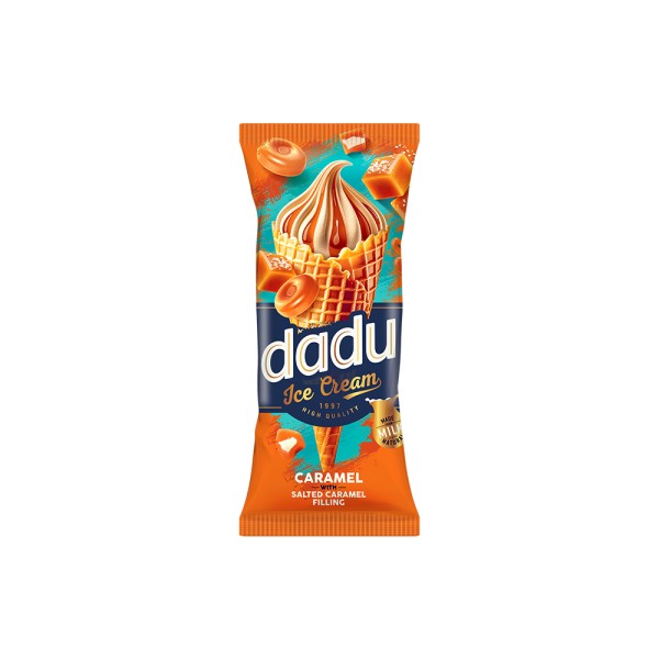 DADU CARAMEL ICE CREAM WITH SALTED CARAMEL TOPPING