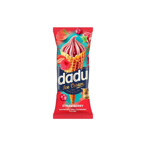 DADU STRAWBERRY IICE CREAM WITH CRANBERRY RASPBERRY