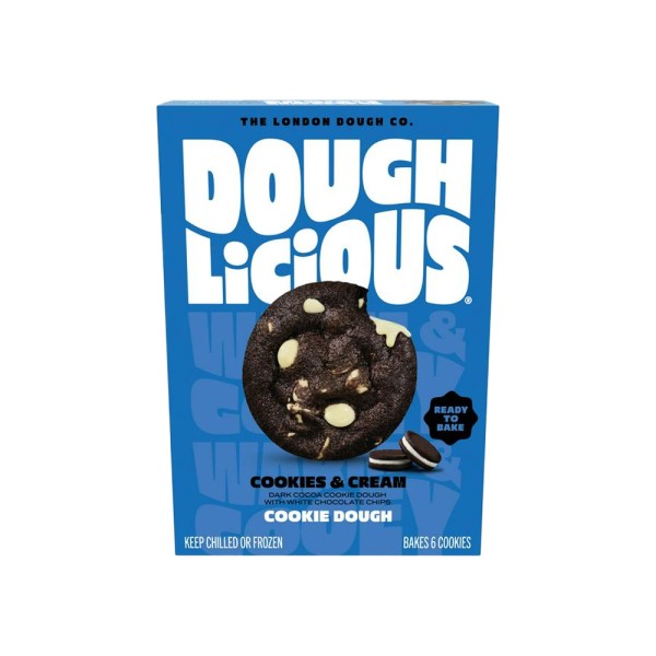 DOUGH LICIOUS COOKIES AND CREAM COOKIE DOUGH