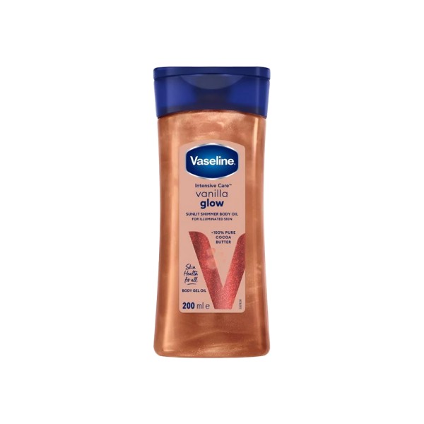 VASELINE BODY OIL VANILLA GLOW