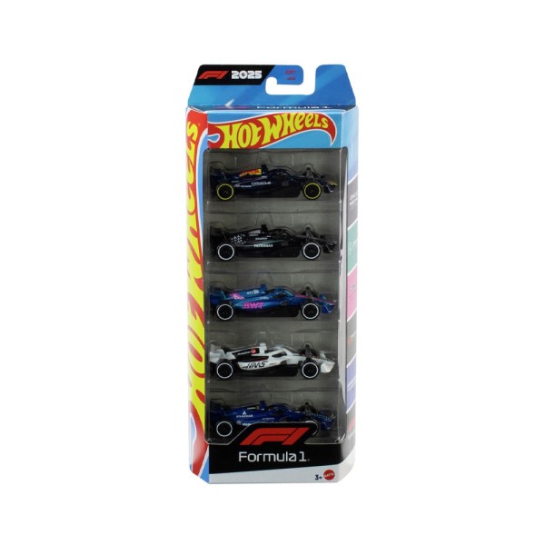 HOTWHEELS BASIC CAR F1 5-PACK B