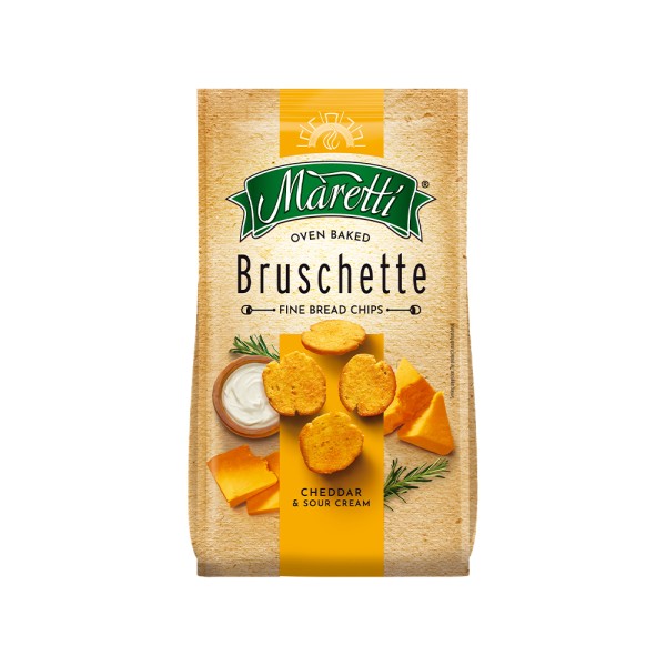 MARETTI BRUSCHETTE CHEDDAR+SOUR CREAM 