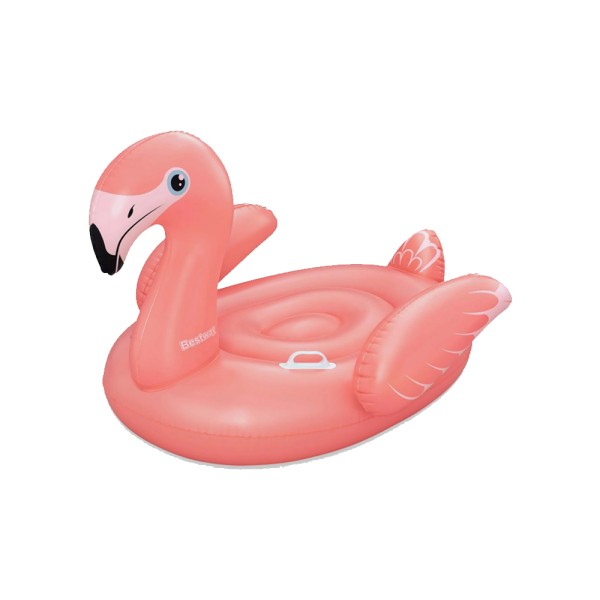 BESTWAY 54*42/1.38M*1.07M FANCY FLAMINGO RIDE-ON
