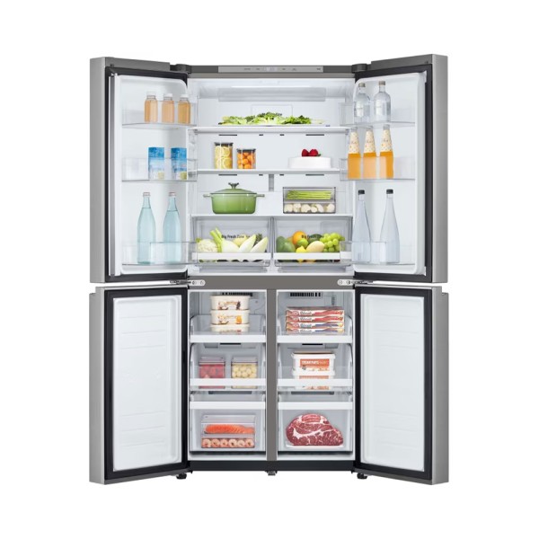 LG FRIDGE 4DOORS LINEAR COMP WIFI PLATINUM SILV
