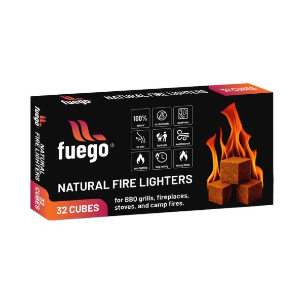 FUEGO FUEGO NATURAL FIRE LIGHTER CUBES