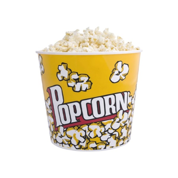 HARD GOODS PLASTIC LARGE POPCORN BUCKET 19CM