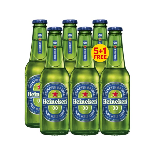 HEINEKEN CLUSTER 0 ALCOHOL NRB 5+1 FREE
