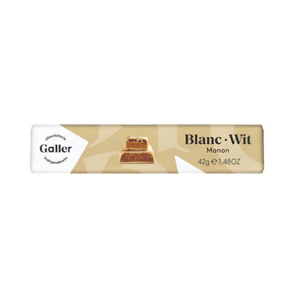 GALLER CHOCOLATE WHITE BAR PRALINE 