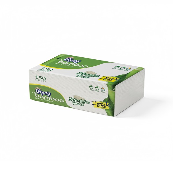 BAMBOO FACIAL TISSUES INTERFOLD 