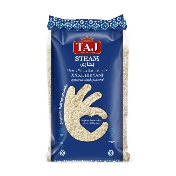 TAJ STEAM BASMATI RICE 