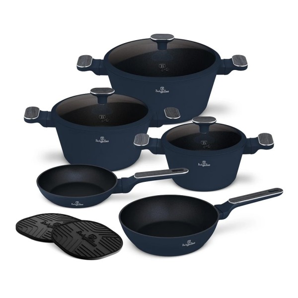 BERLINGER HAUS DEEP SEA COOKWARE SET INDUC.20+24+28+20+24CM