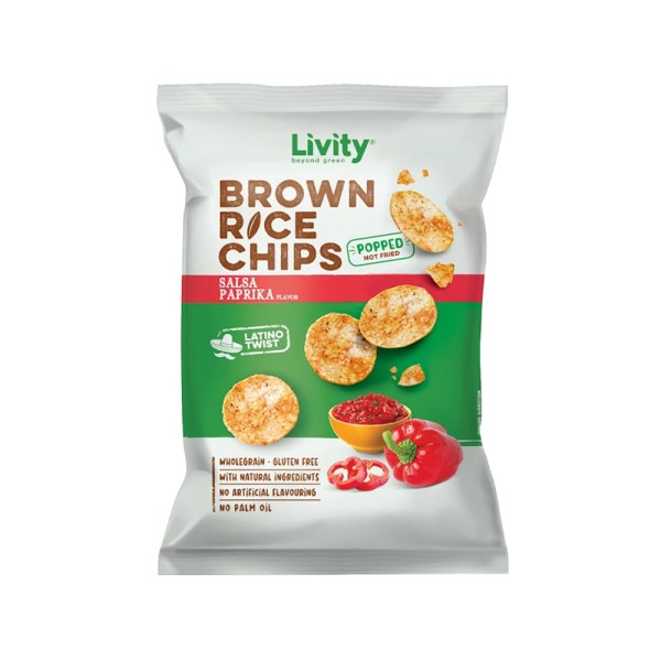LIVITY RICE CHIPS PAPRIKA