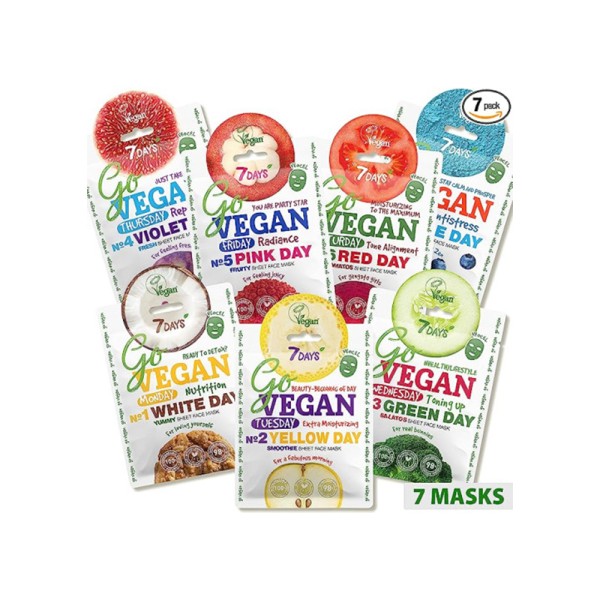 7 Days Face Sheet Mask Bundle 7x25G