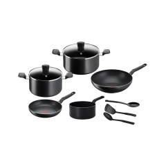 TEFAL SUPER COOK SET BLK 22+24+16+24+28CM+UTENSIL