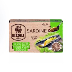 RIZZOLI ORGANIC SARDINES IN EXTRA VIRGIN OLIVE OIL TIN