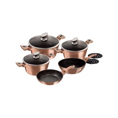 BERLINGER HAUS COOKWARE SET COPPER METALLIC