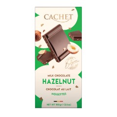 CACHET MILK CHOCOLATE HAZELNUT TABLET