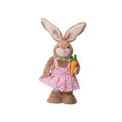 EH EASTER BUNNY STANDING POLYESTER 160X105X33MM
