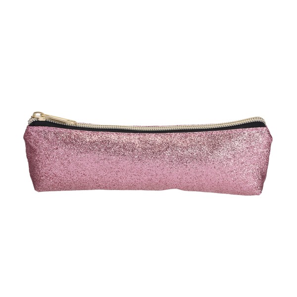 EH, Mixed Color Glitter Pencil Case, 1PC