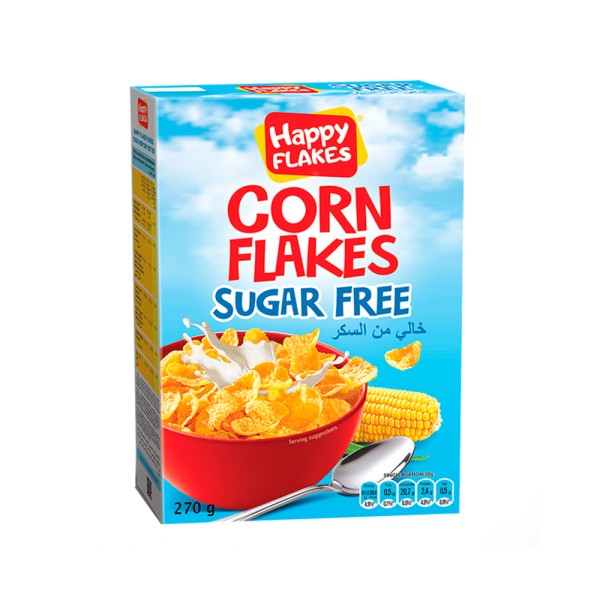 Happy Flakes No Added Sugar Corn Flakes Corn Flakes & Kids Cereals