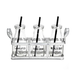 EH GLASS BOTTLE SET WITH STAND 230ML | Spinneys Lebanon