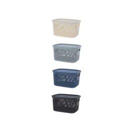 Koopman Stackable Box KOOPM STORAGE BOX WITH LID 6L 4ASSORTED | Spinneys Lebanon