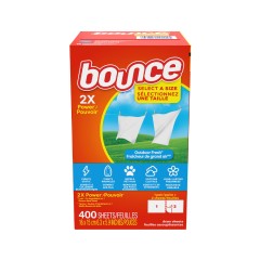 BOUNCE SELECT A SIZE SIZE FABRIC SOFTNER DRYER SHEET