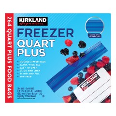KIRKLAND FREEZER QUART PLUS BAGS