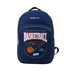 EXSPORT SLOGAN BACKPACK MULTIPLE COMPARTMENT SPACE